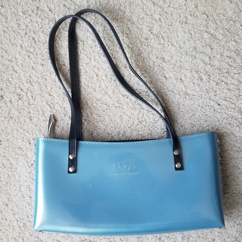 Small Baby Blue Beijo Purse